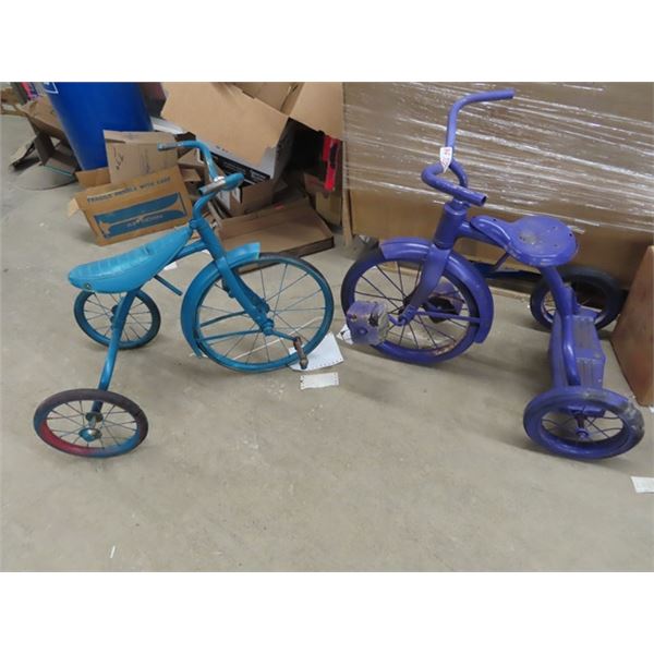 2 Painted Tricycles