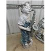 Image 2 : 3 Plastic Boy Yard Ornaments- Tallest is 24"