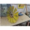 Image 3 : Saw Manrel Blade w Art 28" Rd Metal Windmill Fan -24" & Tail Gate- 40" L