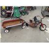 Image 1 : Metal Childs Red Wagon & Super Tricycle