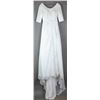 Image 1 : IVORY BONNY MODEST BRIDAL GOWN; SIZE 6, STYLE #