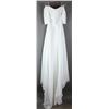 Image 2 : IVORY BONNY MODEST BRIDAL GOWN; SIZE 6, STYLE #