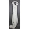 Image 2 : IVORY WTOO WATERS DESIGNER BRIDAL GOWN; SIZE 10,
