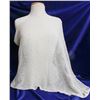Image 1 : TRICOTTO O/S SHAWL COVER UP TOP; IVORY/ GOLD