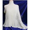 Image 1 : TRICOTTO O/S SHAWL COVER UP TOP; IVORY/ GOLD