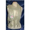 Image 1 : GREEN LACEY FASHION SCARF