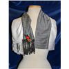 Image 1 : WHITE & GREY WELLCO INK FASHION SCARF, STYLE SF35A