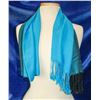 Image 1 : 2 TONED TEAL WELLCO INK FASHION SCARF, STYLE SF035