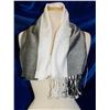 Image 1 : WHITE & GREY WELLCO INK FASHION SCARF, STYLE SF035