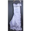 Image 1 : WHITE DEVINCHY DESIGNER BRIDAL GOWN, SIZE 20