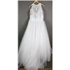 Image 2 : WHITE DEVINCHY BRIDAL GOWN, SIZE 20, STYLE 50399