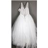 Image 2 : WHITE VENUS DESIGNER BRIDAL GOWN, SIZE 20