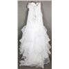 Image 2 : WHITE MAGGIE DESIGNER BRIDAL GOWN, SIZE 20