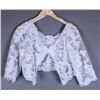 Image 1 : WHITE BONNY DESIGNER BRIDAL LACE BOLERO , SIZE 20W