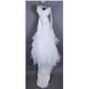 Image 1 : IVORY VENUS DESIGNER BRIDAL GOWN , SIZE 28