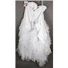 Image 2 : WHITE BONNY DESIGNER BRIDAL GOWN , SIZE 28W
