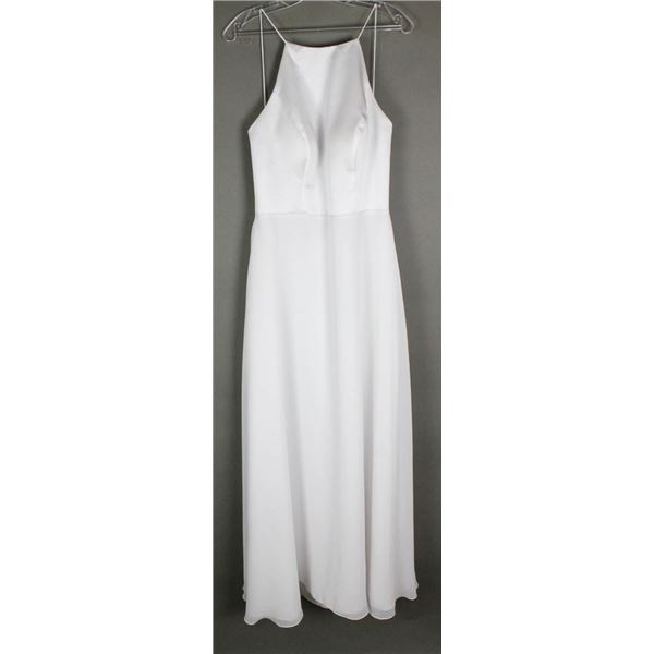 WHITE SORELLA VITA DESIGNER BRIDAL GOWN , SIZE 16