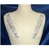 Image 1 : WHITE & SILVER BEADED SHOULDER CAPS - BY ESSENCE