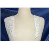 Image 1 : IVORY LACE BEADED SHOULDER CAPS - BY ESSENCE