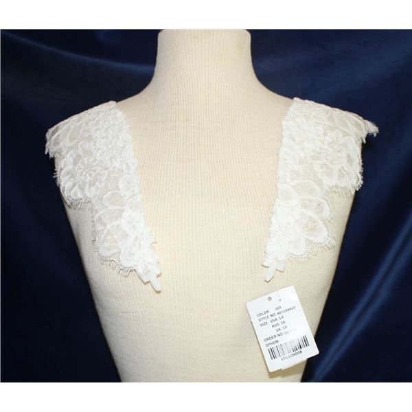 IVORY LACE SHOULDER CAPS - BY ESSENCE