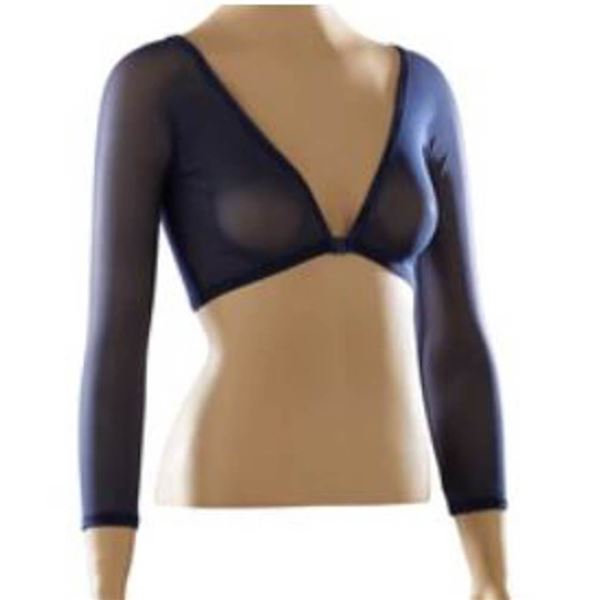 NAVY MESH 3/4 LENGTH SLEEVEY -WONDERS - SIZE MED