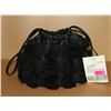 Image 1 : BLACK FORMAL ROSETTE STYLE HAND BAG