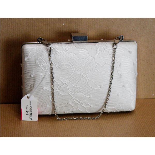 IVORY LACE FORMAL CLUTCH
