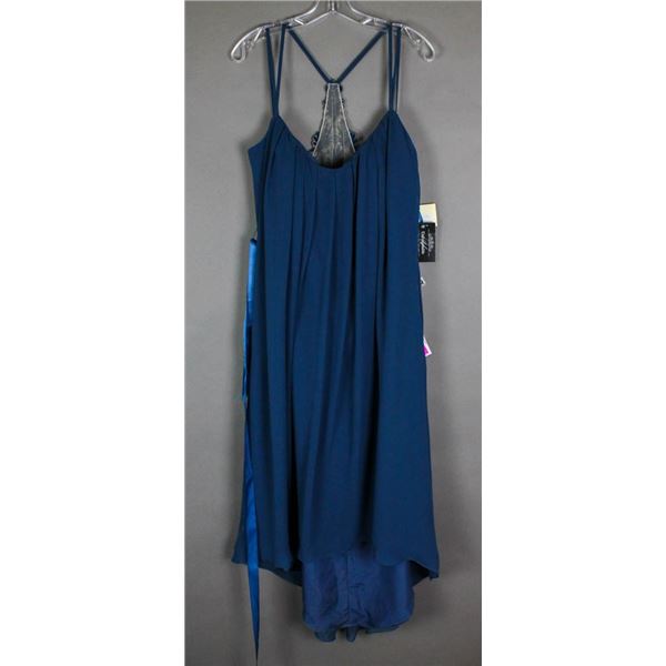 SLATE BLUE VENUS DESIGNER FORMAL DRESS SIZE 16