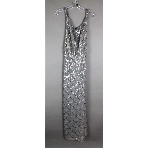 SILVER/GREY SORELL VITA  DESIGNER FORMAL DRESS