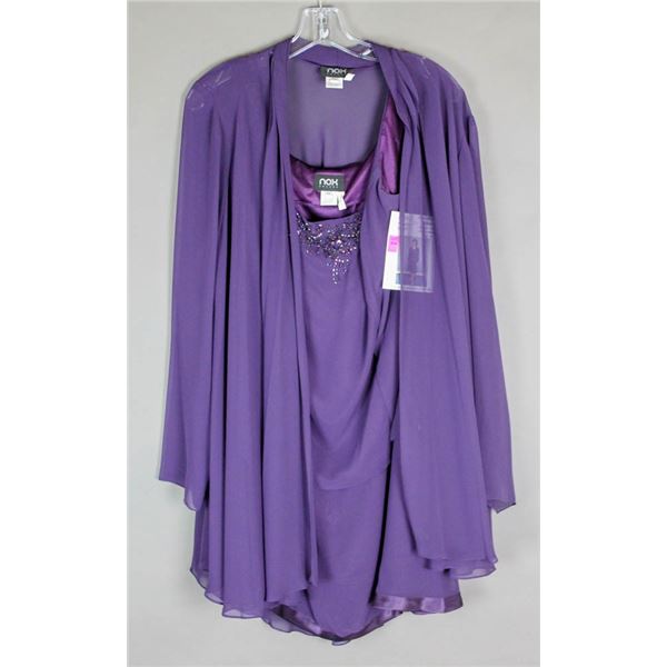 ROYAL PURPLE JOLENE DESIGNER FORMAL DRESS