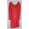 Image 1 : RED LACE/ SEQUENCE JS GROUP DESIGNER FORMAL DRESS