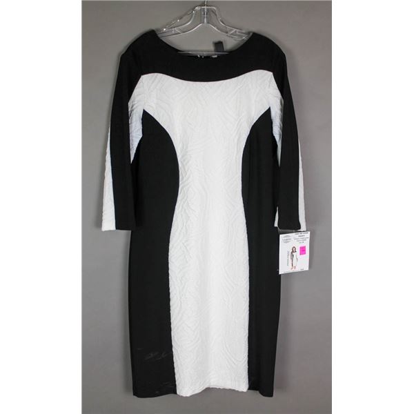BLACK & WHITE LONG SLEEVE FRANK LYMAN DESIGNER