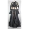 Image 1 : BLACK/ NUDE LACE TERANI FORMAL DESIGNER DRESS