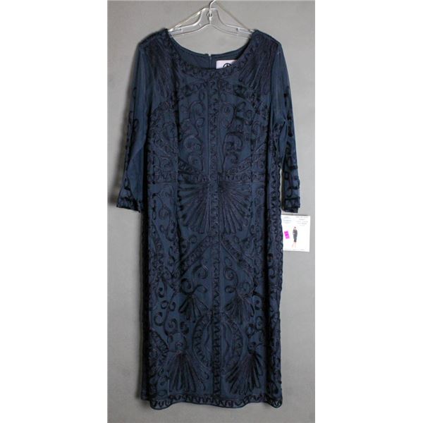 NAVY BLUE JS GROUP FORMAL DESIGNER DRESS