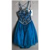 Image 1 : TEAL FLAIR FORMAL DESIGNER DRESS SIZE 18