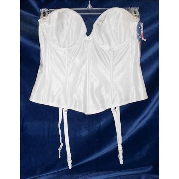 VA BIEN CORSET; WHITE- 36C STYLE #185