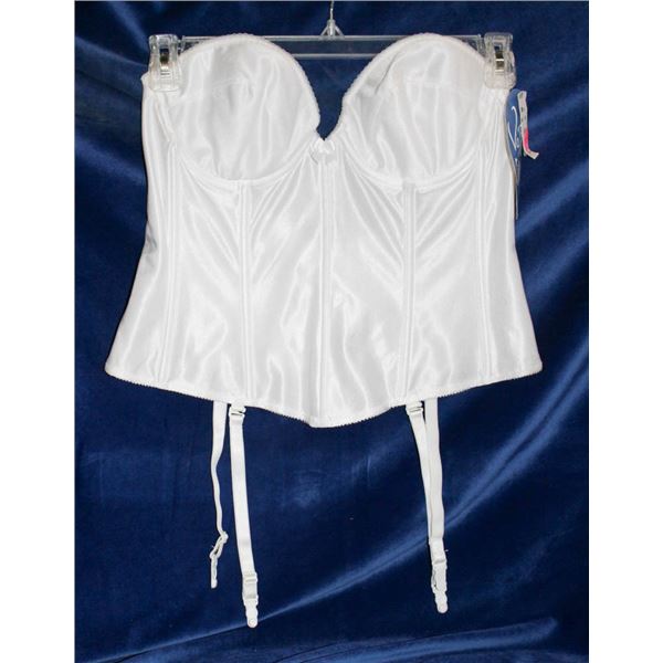 VA BIEN CORSET; WHITE- 36B STYLE #185