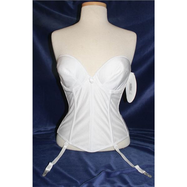 VA BIEN CORSET- WHITE 34D STYLE #185