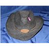 Image 1 : BLACK WICKER "THE GROOM" COWBOY HAT