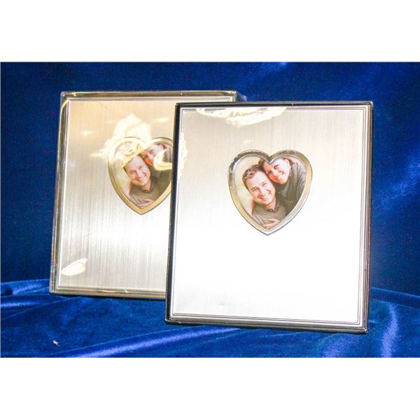 LOT OF 2 PUTER/ HEART PHOTO ALBUMS