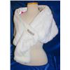 Image 1 : FRENCH SPY FAUX FUR WHITE FORMAL SHRUG W/ RHINE-