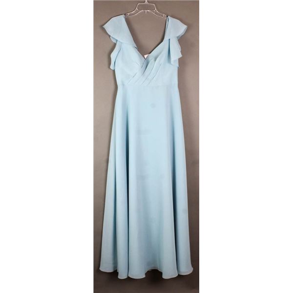 TEAL SORELLA VITA FORMAL DESIGNER DRESS SIZE 14