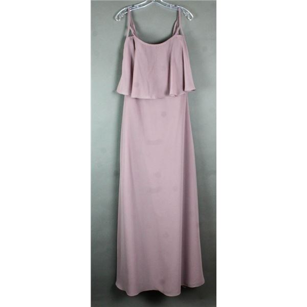 MAUVE SORELLA VITA FORMAL DESIGNER DRESS SIZE 14