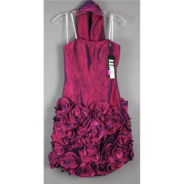PLUM JORA FORMAL DESIGNER DRESS W/ WRAP