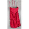 Image 1 : RED VENUS FORMAL DESIGNER RUFFLED COCKTAIL DRESS