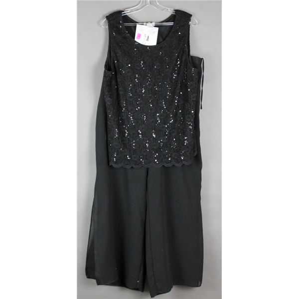BLACK/ SEQUENCE DESIGNER 2PC FORMAL OUTFIT;