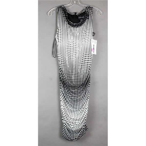BLACK & WHITE CHECKERED FRANK LYMAN DESIGNER