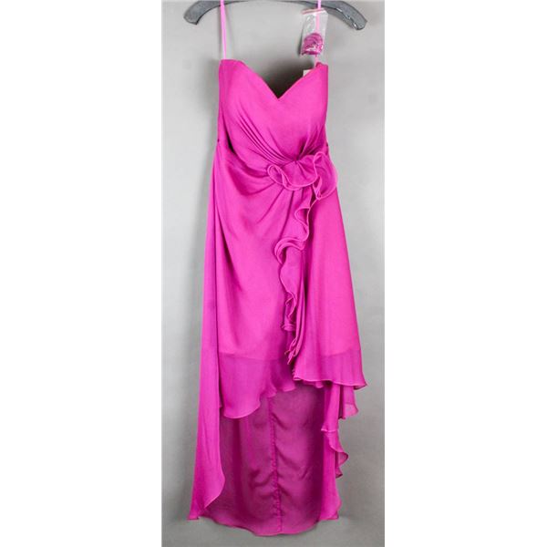 FUCHSIA VENUS DESIGNER FORMAL DRESS; SIZE 14
