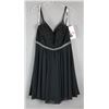Image 1 : BLACK/ BEADED DESIGNER FORMAL DRESS; SIZE 14