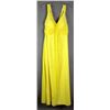 Image 1 : LEMON YELLOW VENUS FORMAL DESIGNER DRESS;